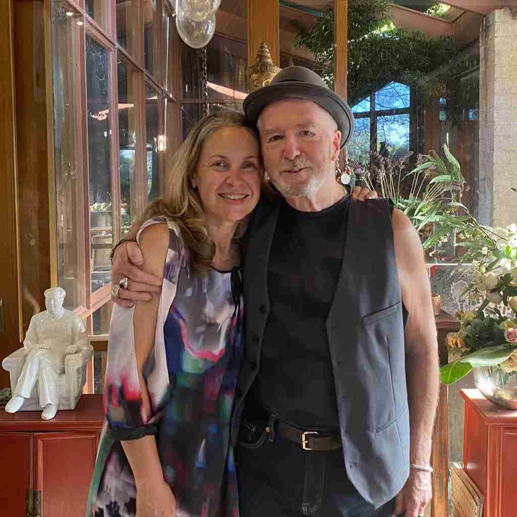 Man and Lady looking happy together