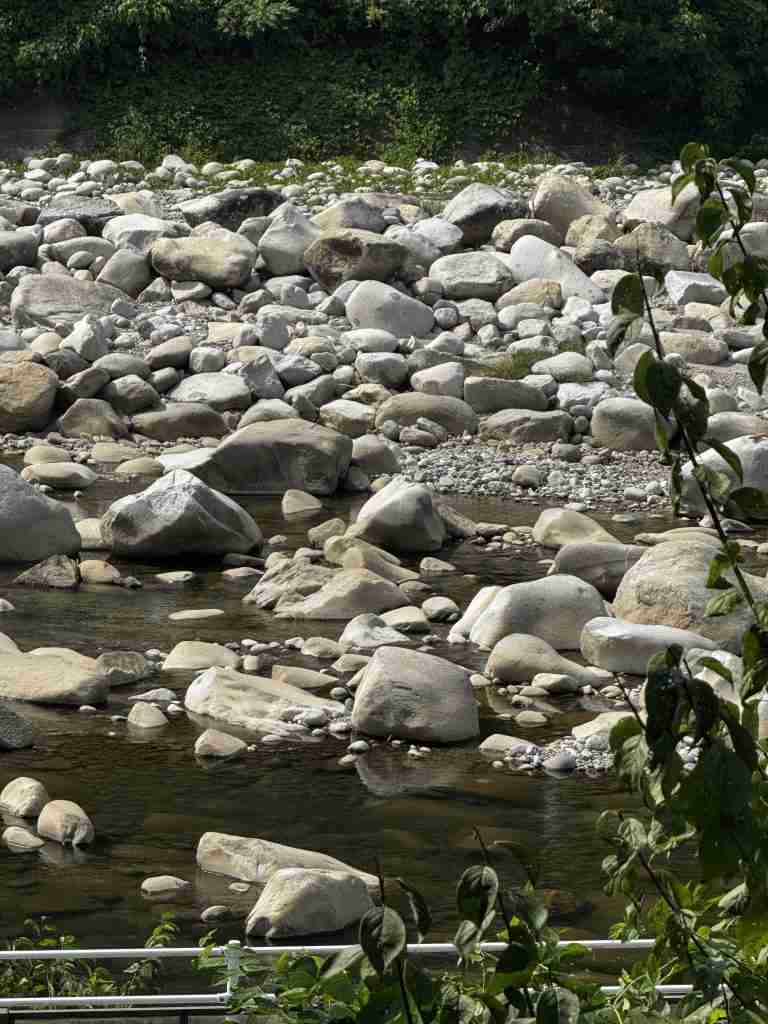 Rocks in Japanese River